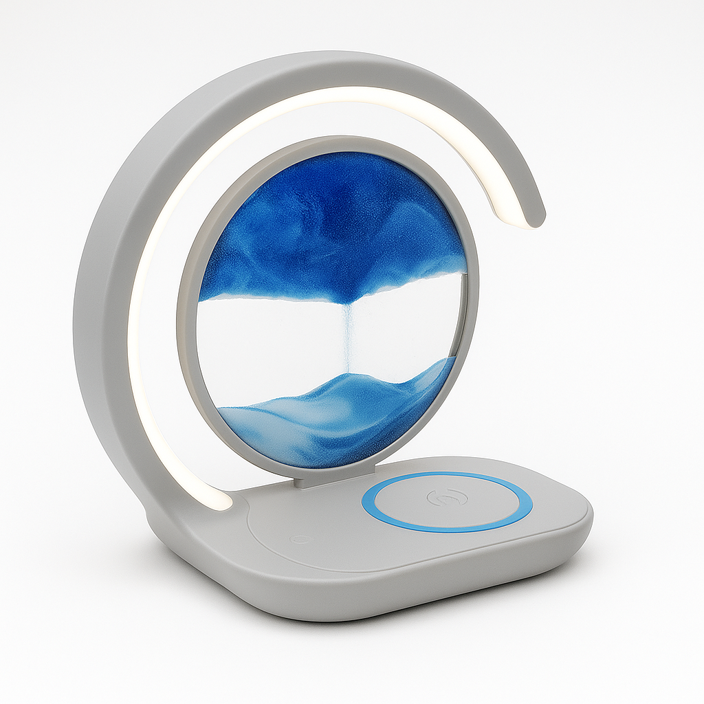 Neosand™ 3-in-1 Wireless Sand Lamp: Light, Charge & Relax — Anywhere