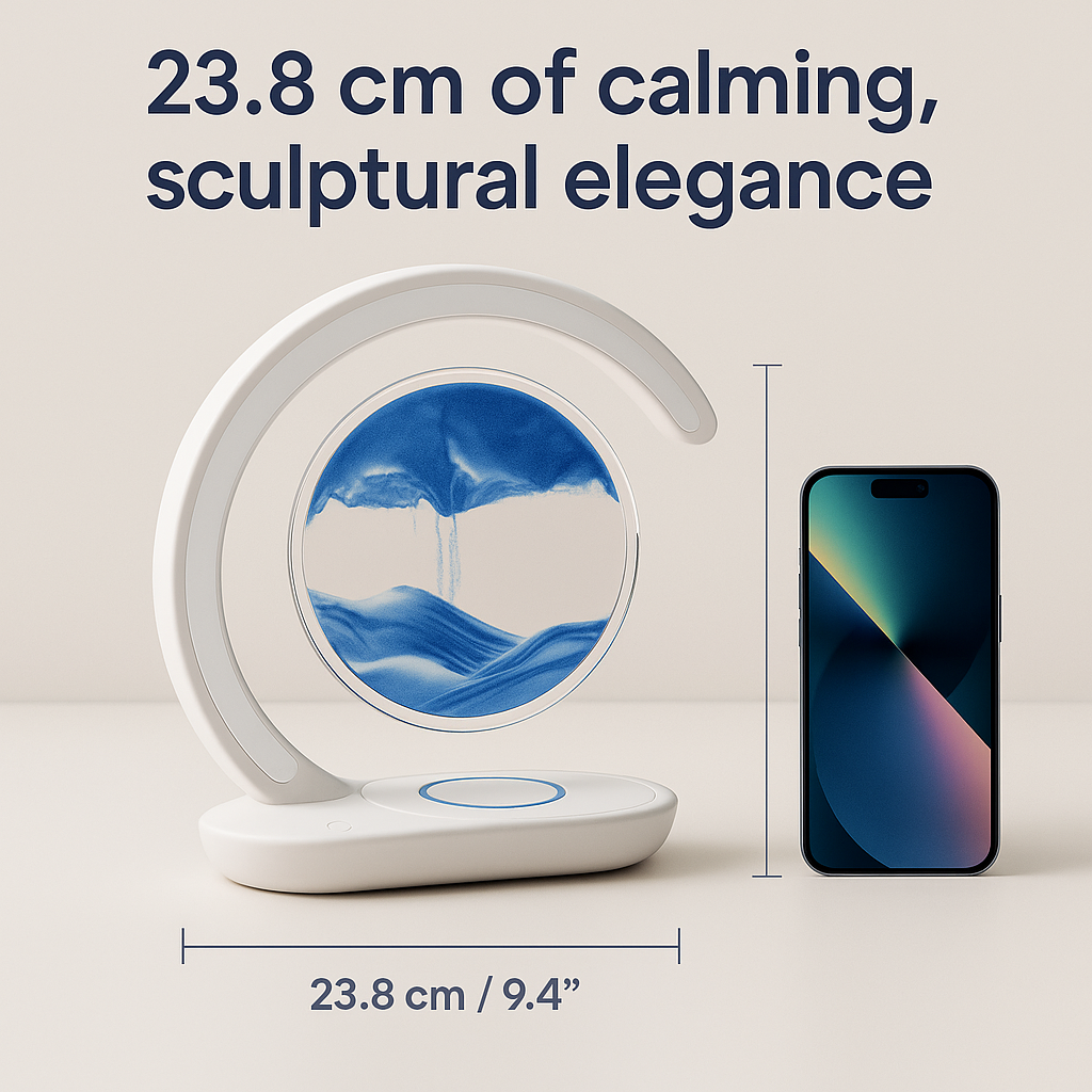 Neosand™ 3-in-1 Wireless Sand Lamp: Light, Charge & Relax — Anywhere