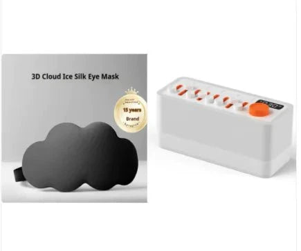 DreamGlow Soundscape Light + FREE sleeping Cloudy Mask Musthavez White set 3