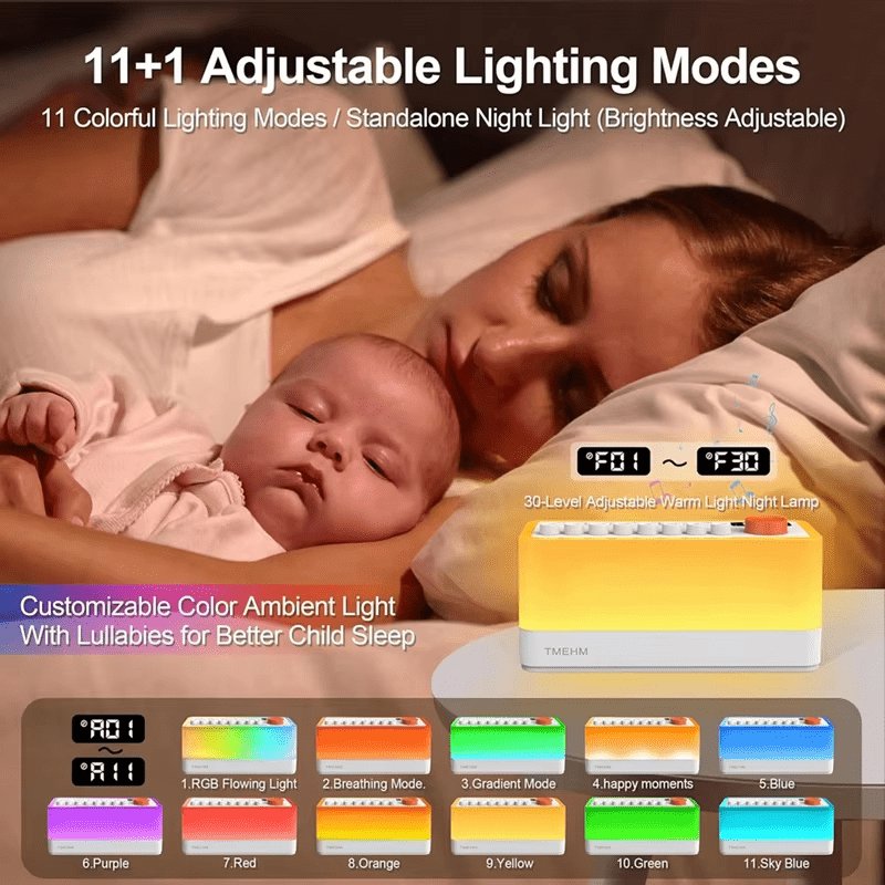 DreamGlow Soundscape Light + FREE sleeping Cloudy Mask Musthavez