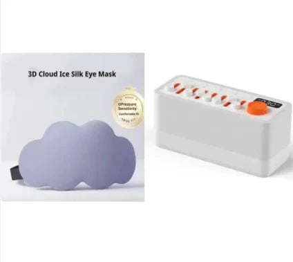 DreamGlow Soundscape Light + FREE sleeping Cloudy Mask Musthavez White set 1