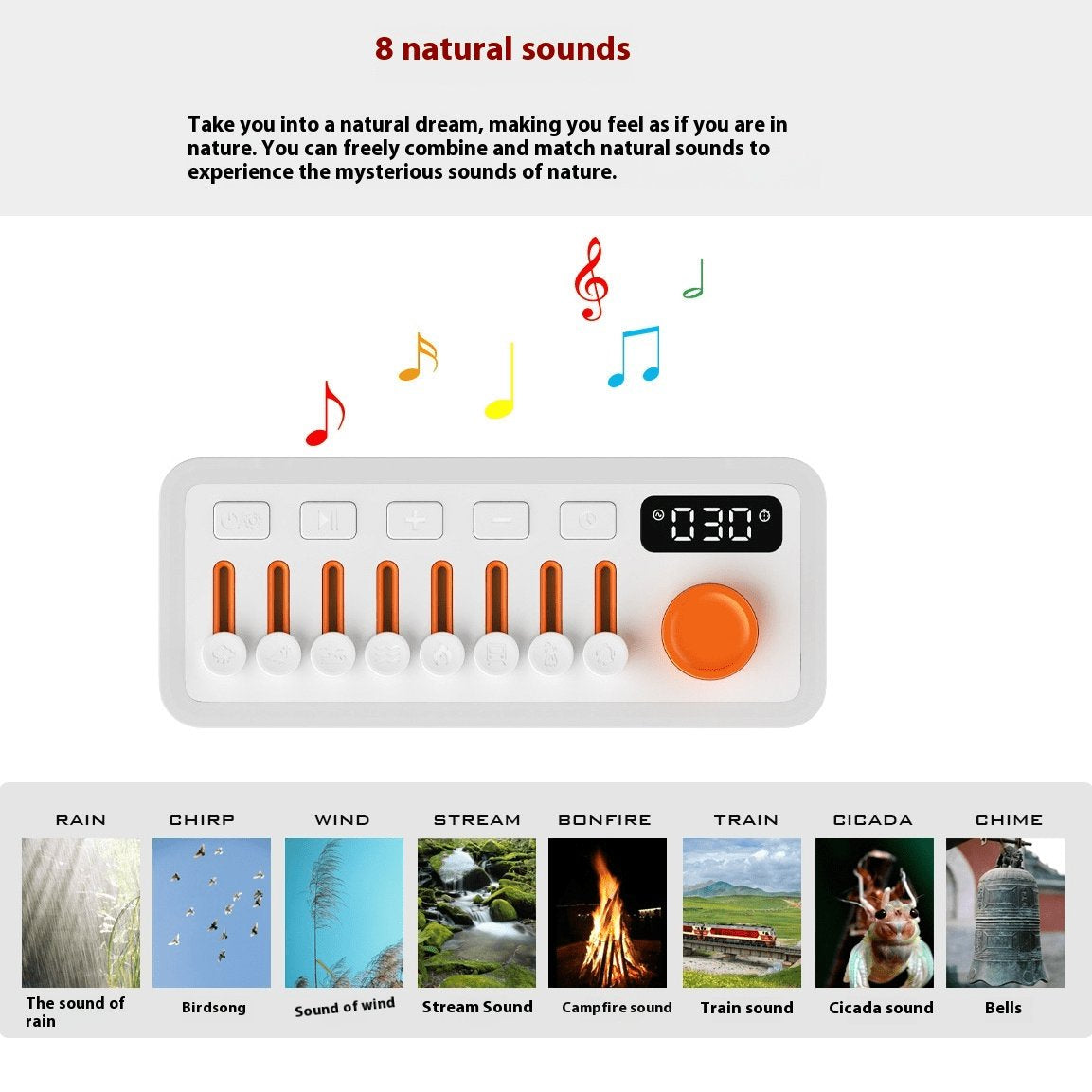 DreamGlow Soundscape Light + FREE sleeping Cloudy Mask Musthavez