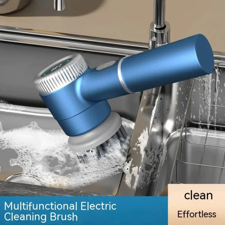 SparkClean™ Wireless Scrub – Powerful Cordless Electric Cleaning Brush huis Musthavez