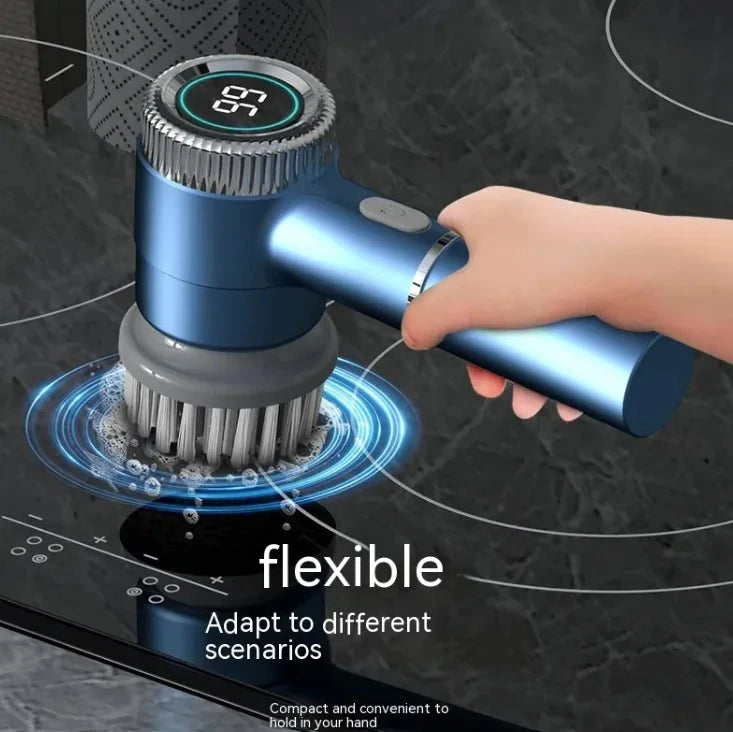 SparkClean™ Wireless Scrub – Powerful Cordless Electric Cleaning Brush huis Musthavez