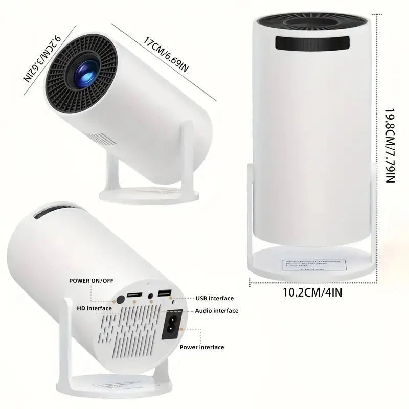 VisionFlex™ 4K Projector – Ultra HD Home Theater & Gaming Experience Musthavez