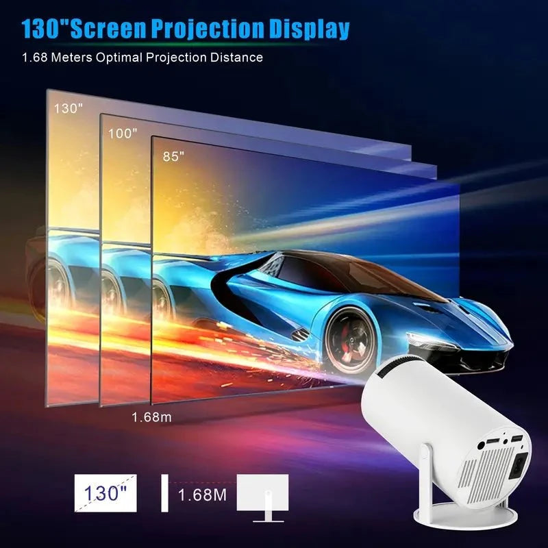 VisionFlex™ 4K Projector – Ultra HD Home Theater & Gaming Experience Musthavez