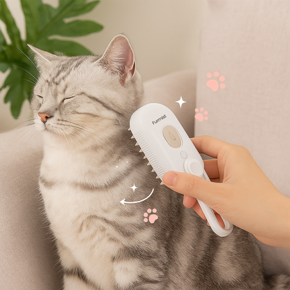 FurmMist™ 3-in-1 Steam Grooming Brush for Cats & Dogs