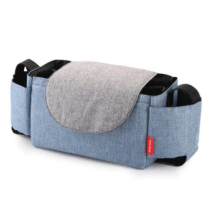 Portable Universal Baby Bottle Bag with Stroller Hooks Musthavez Blue 