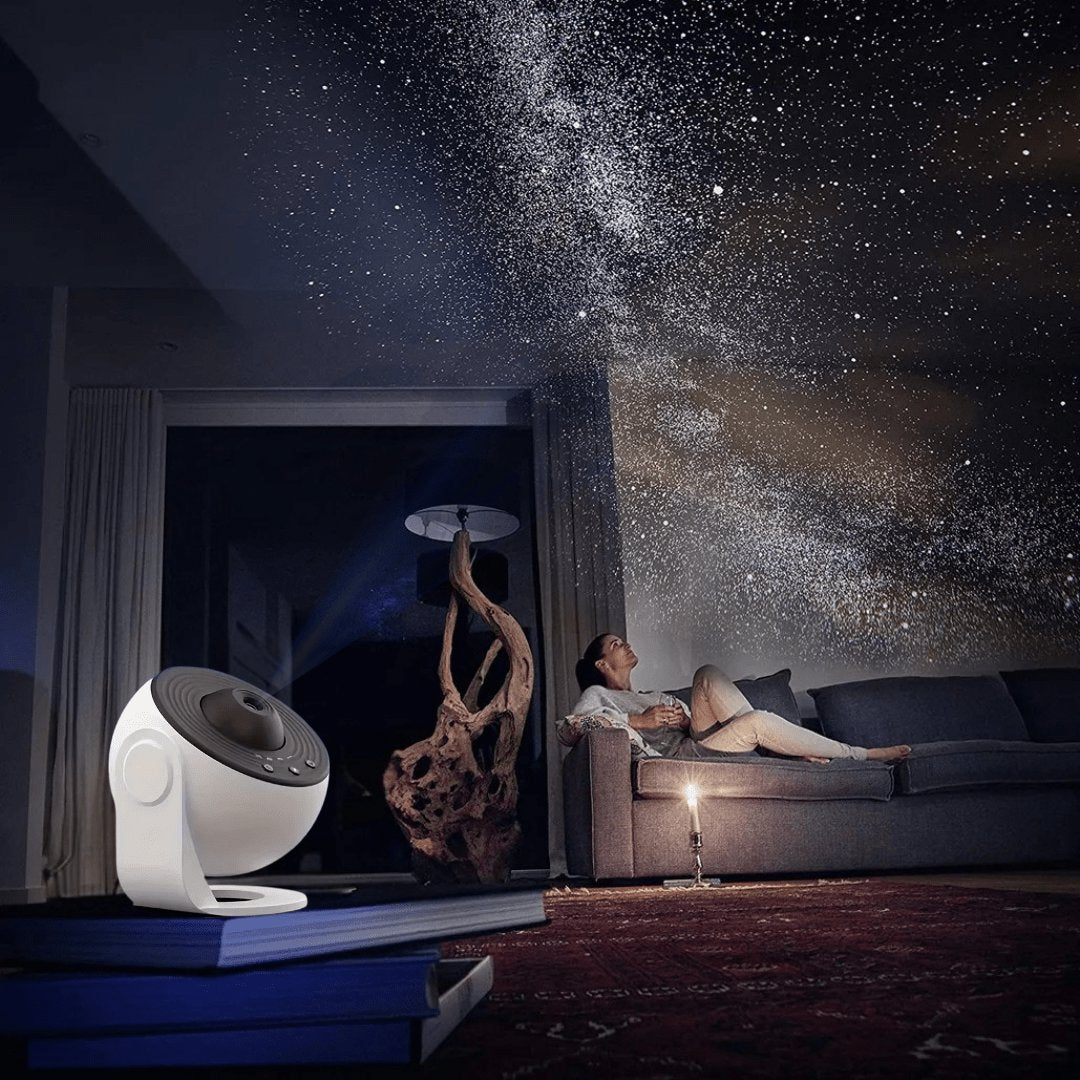 CosmicDreamer™ Galaxy Projector – Transform Your Space into a Celestial Oasis huis Musthavez 