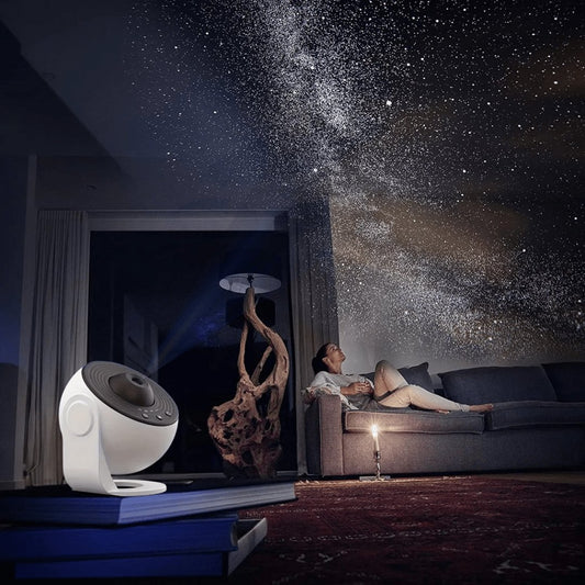 CosmicDreamer™ Galaxy Projector – Transform Your Space into a Celestial Oasis huis Musthavez 