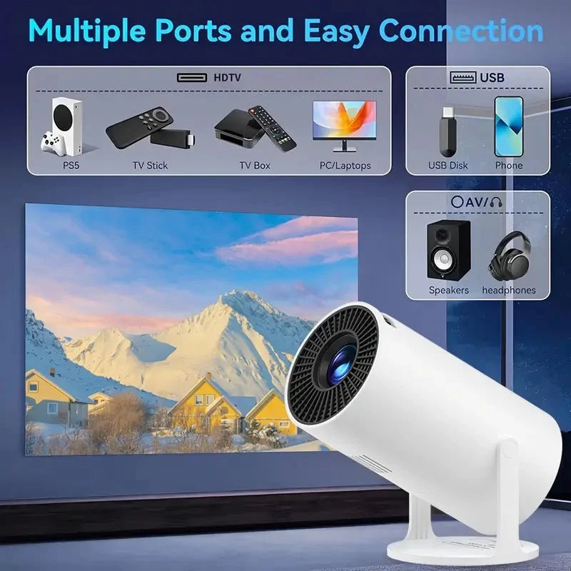 VisionFlex™ 4K Projector – Ultra HD Home Theater & Gaming Experience Musthavez 